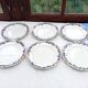 6 old Moulin des loups flat plates
