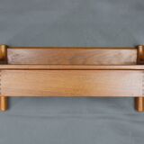 1950s pair of rare Borge Mogensen teak floating night stands by Dyrlund Denmark