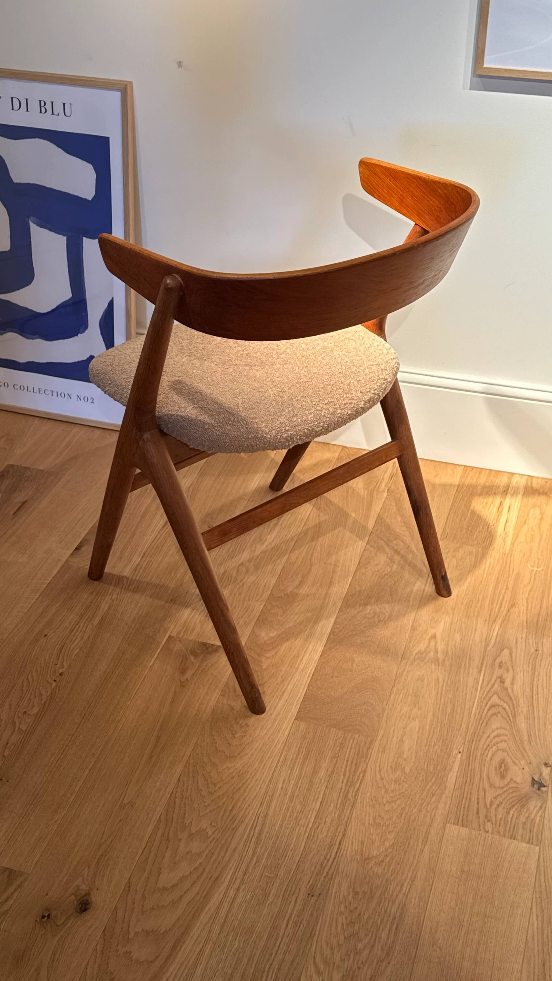 Chaise scandinave vintage Sibast n9