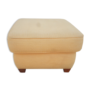Pouf tissus jaune