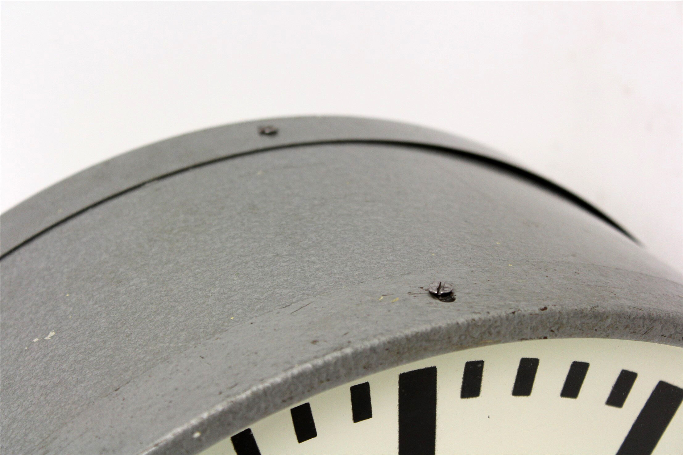 Double sided railway clock from pragotron, 1970