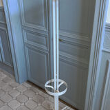 Vintage cylindrical coat rack with chrome hook