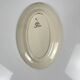 Antique oval plate "Babylon", Badonviller, 1900