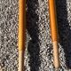 Paire de rames anciennes en bois