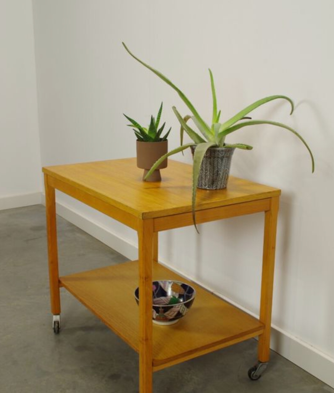 Vintage wooden dessert