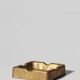 Cendrier en bronze brutalisme organique, années 1960