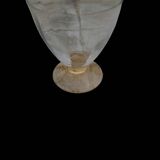 Amber liquor service 1930 glass and faceted carafe
