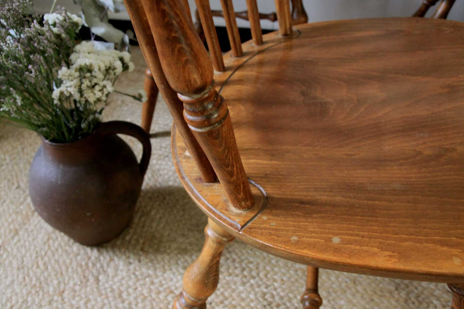 Western style wooden chairs