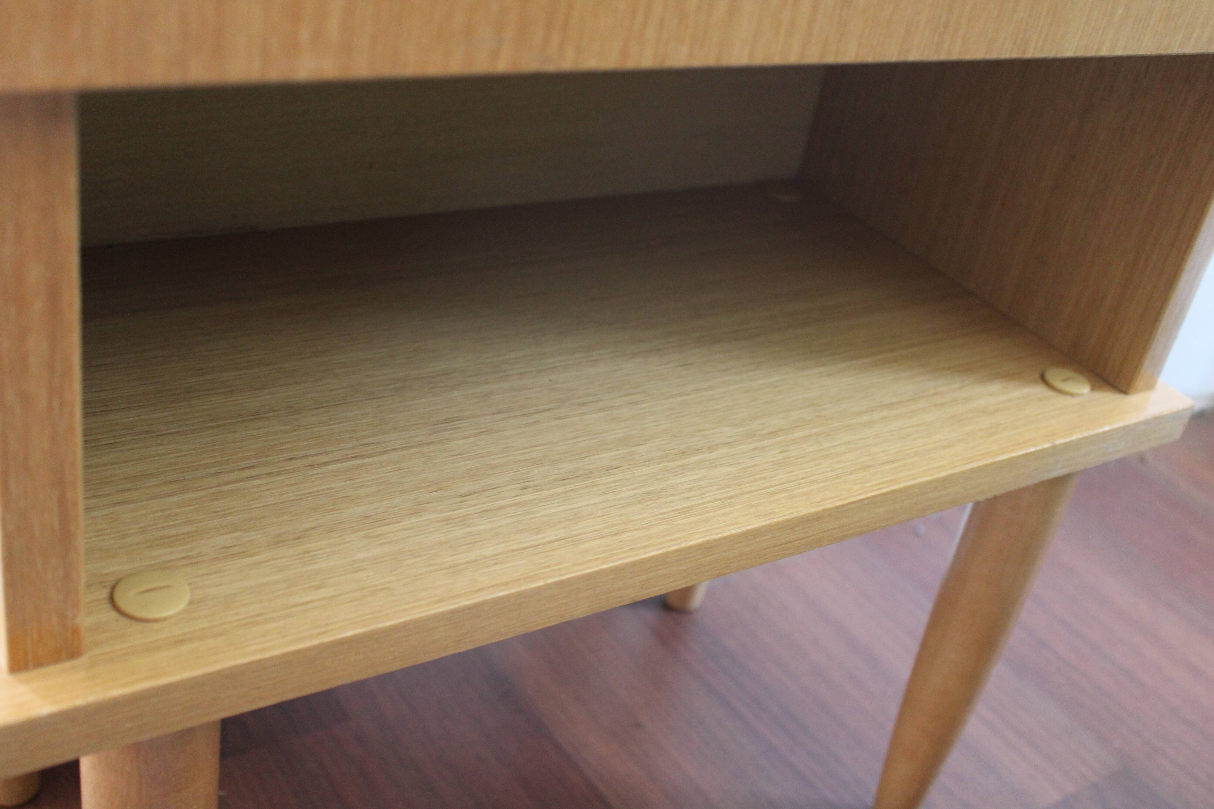 Vintage wooden bedside table