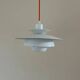 Vintage Danish pendant in style of Louis Poulsen