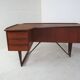 Boomerang desk in teak by Peter Lavig Nielsen for Denmark, 1950s