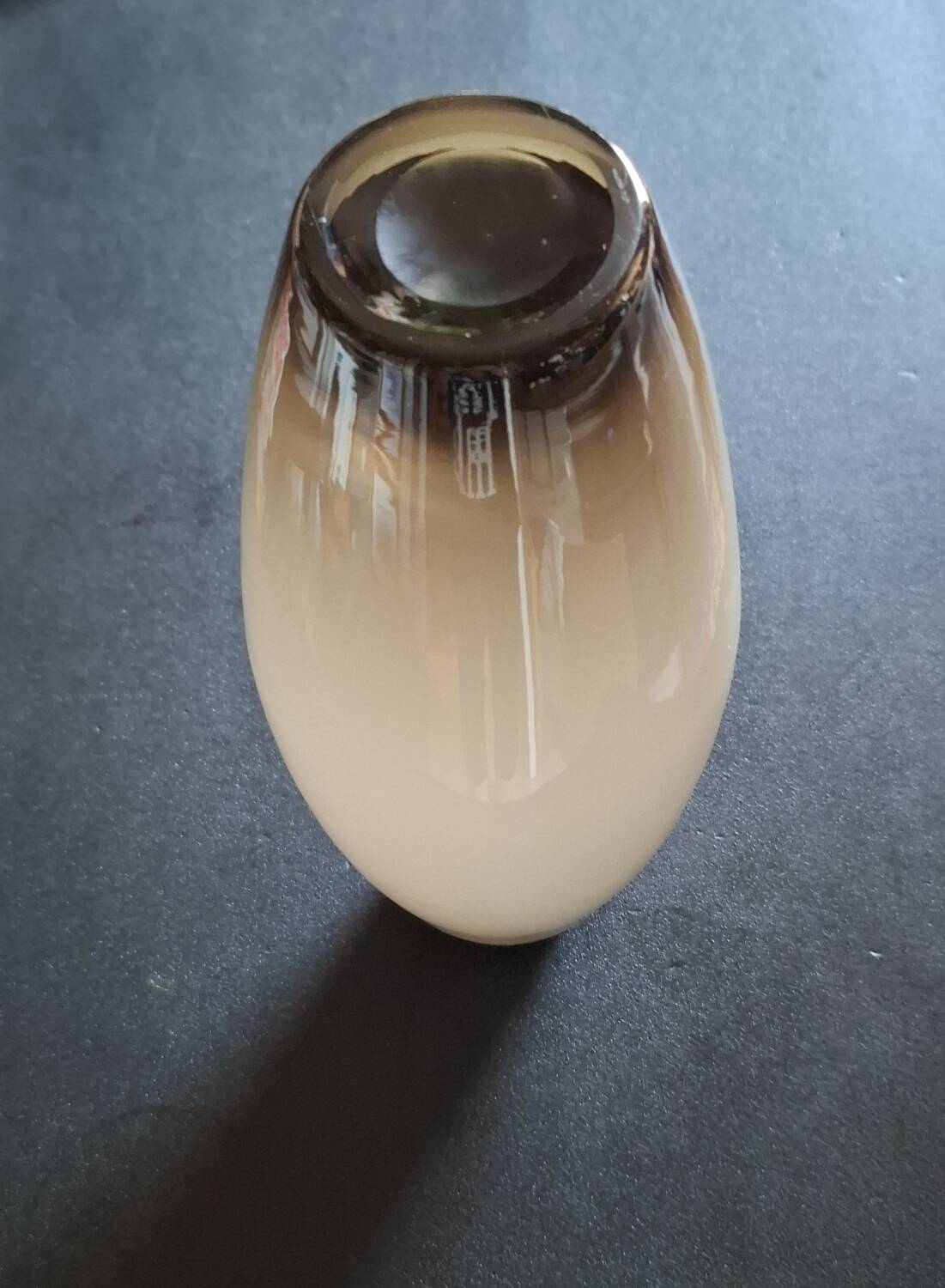Contemporary opaline vase