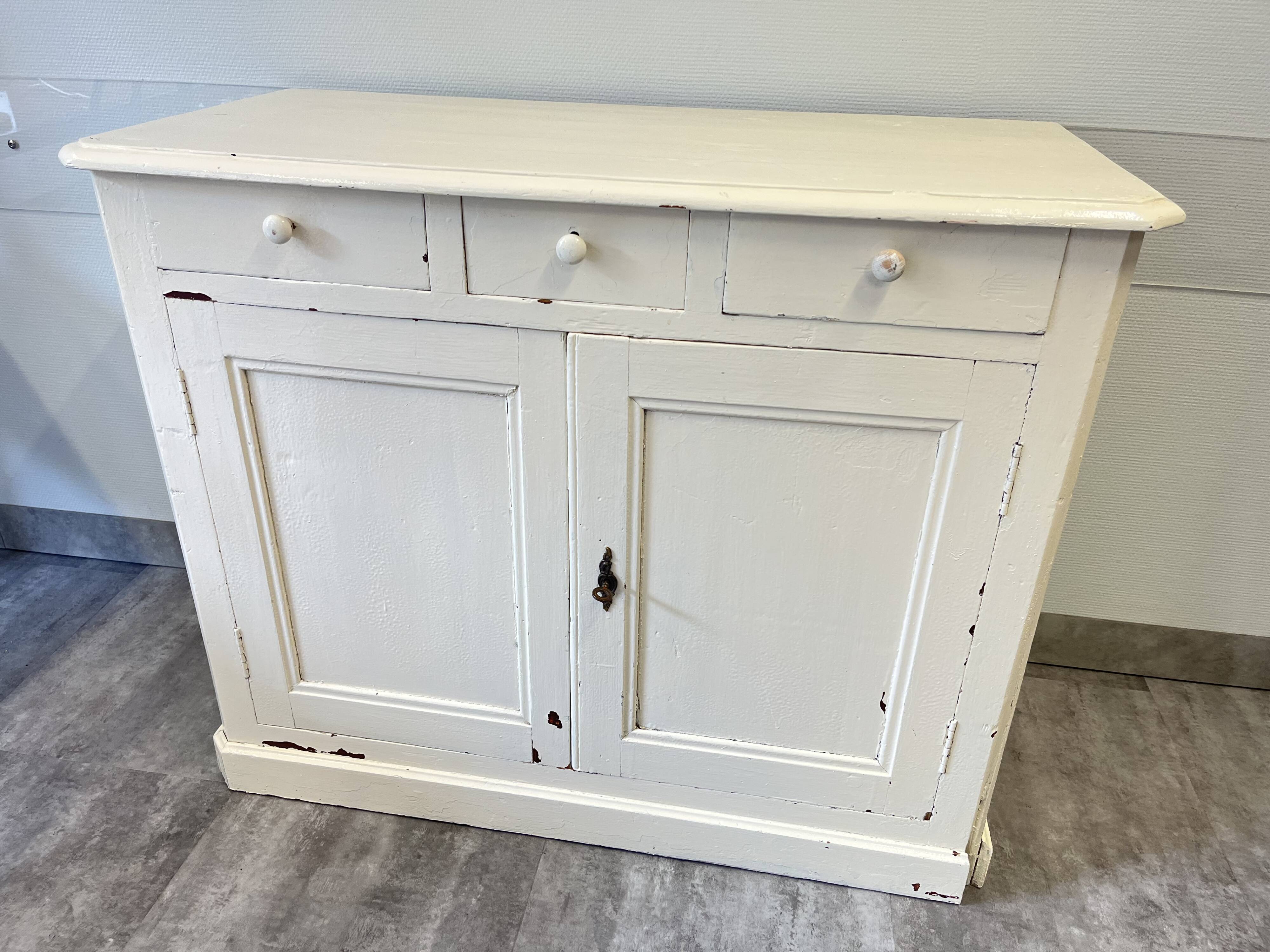 Buffet de campagne bois patiné