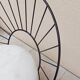 Vintage Danish wrought iron armchair