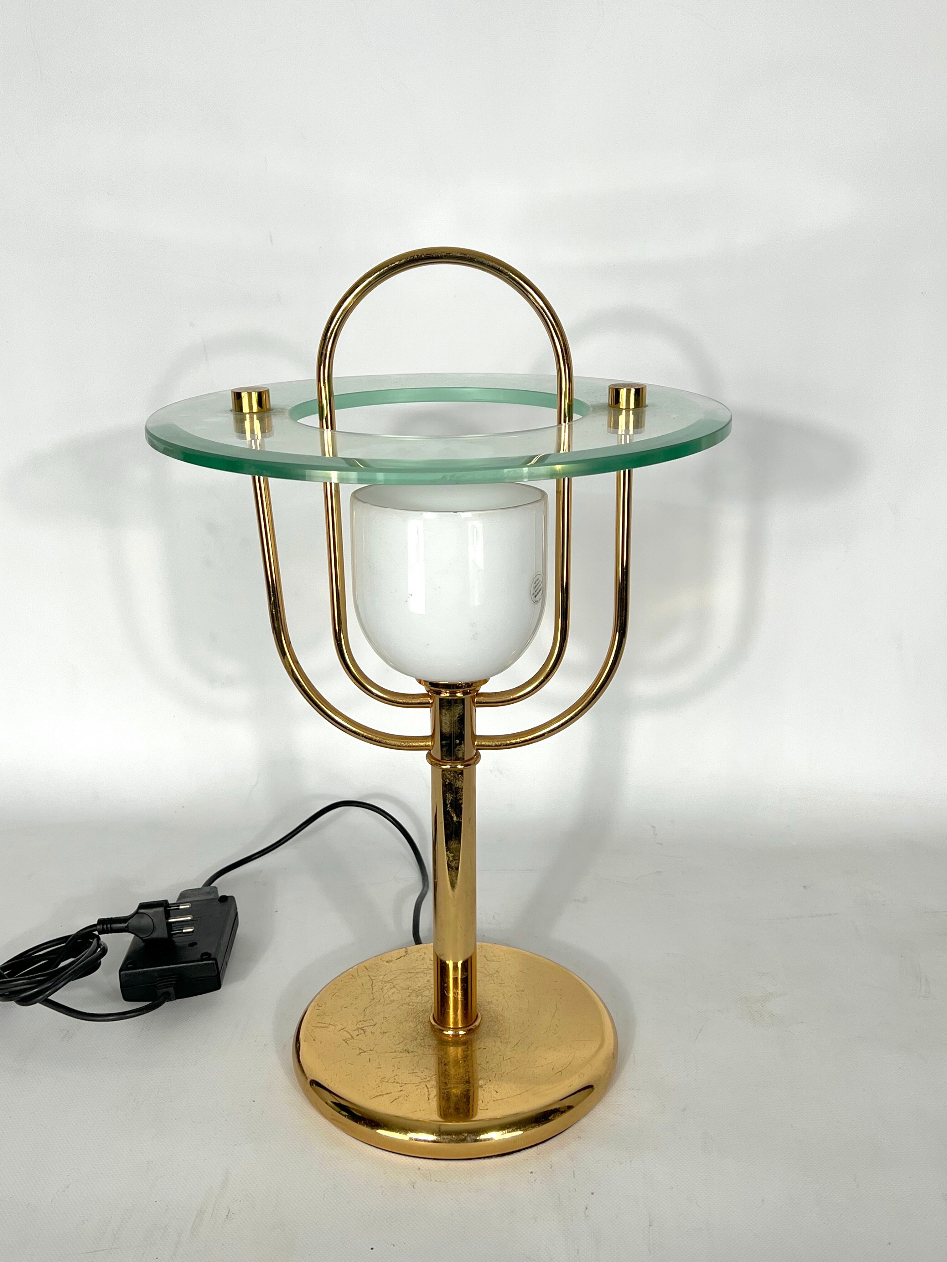 Vintage Fontana Arte style table lamp from 70s