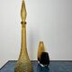 Large italian carafe in yellow empolised glass