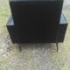 Green and black skai chair 60s