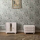 Armoire, commode et lit pour poupée (rénovés)