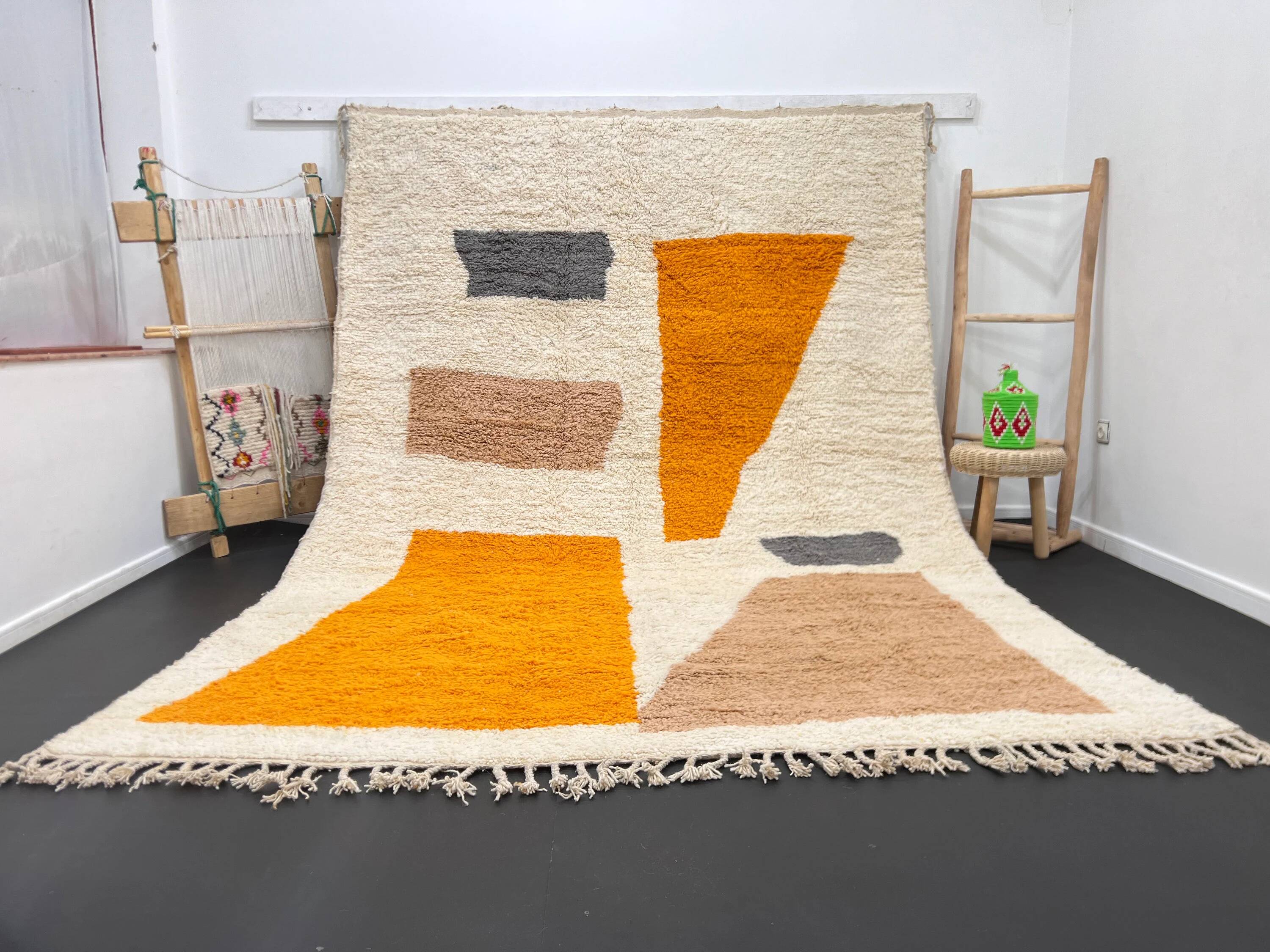 Moroccan handmade rug 3 x 2 m