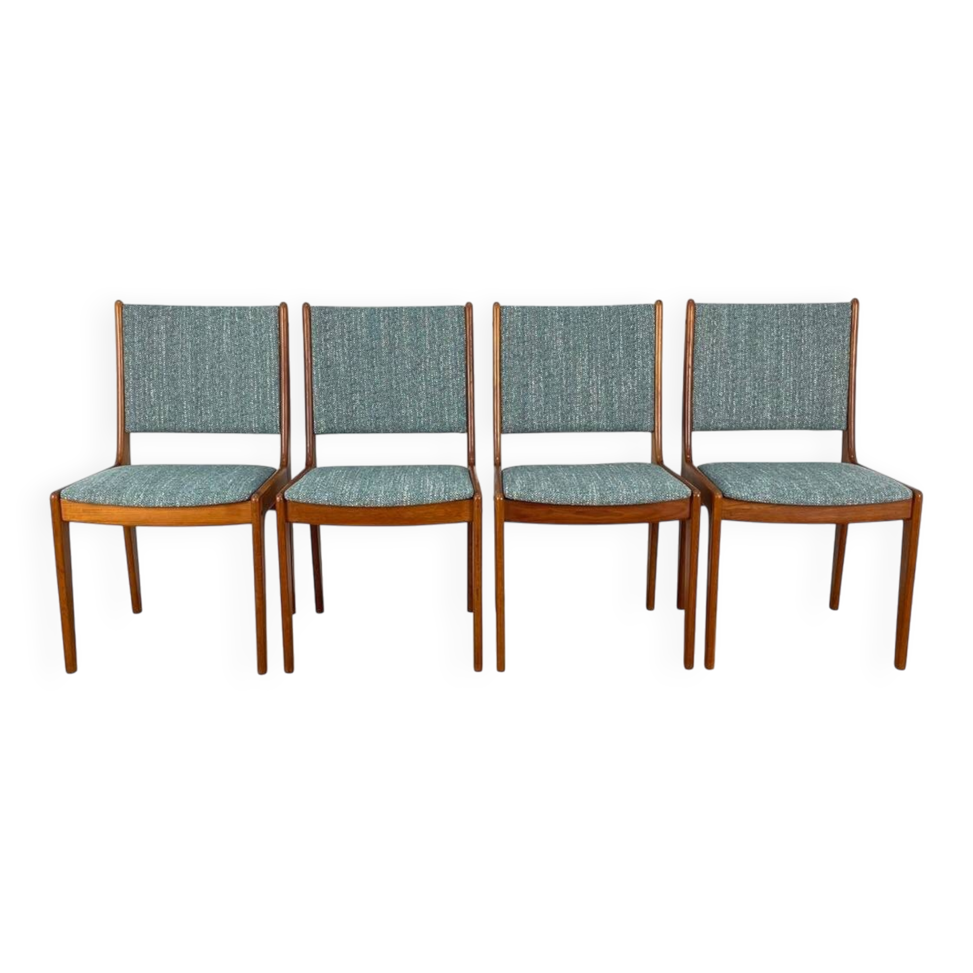 Danish Teak Dining Chairs by Johannes Andersen.