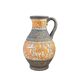Vase de sol West Germany - motifs cavaliers orange