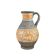 Large floor vase West Germany - orange horse motifs
