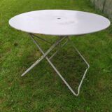 Iron garden table