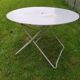 Iron garden table