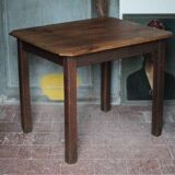 Wooden table with 1 drawer, coffee table, kitchen table, vintage wooden table.