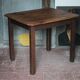 Wooden table with 1 drawer, coffee table, kitchen table, vintage wooden table.