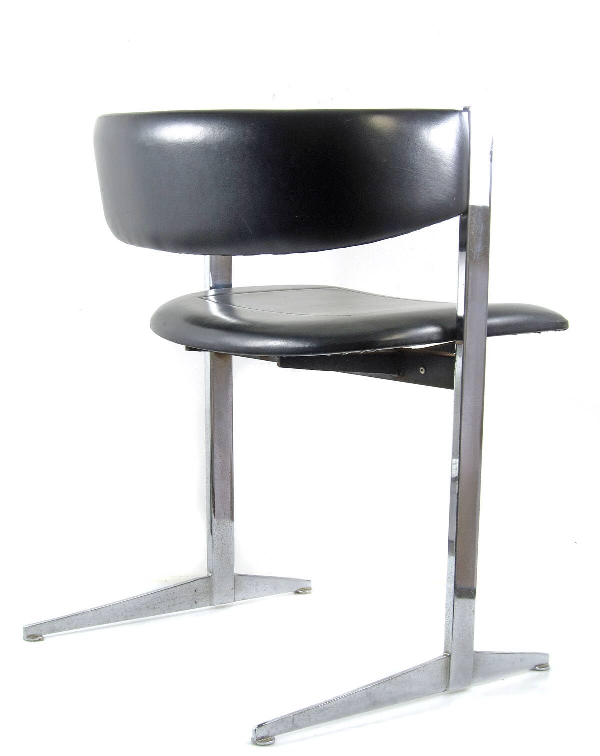 Sixties chrome vintage dining chairs