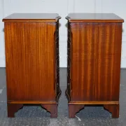 Georgian Style Bedside Tables with Drawers, Set of 2