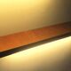 Pair of Danish teak shelves with wall lights, 1960s