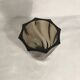 Crystal d old vase "Arques smoked transparent vintage