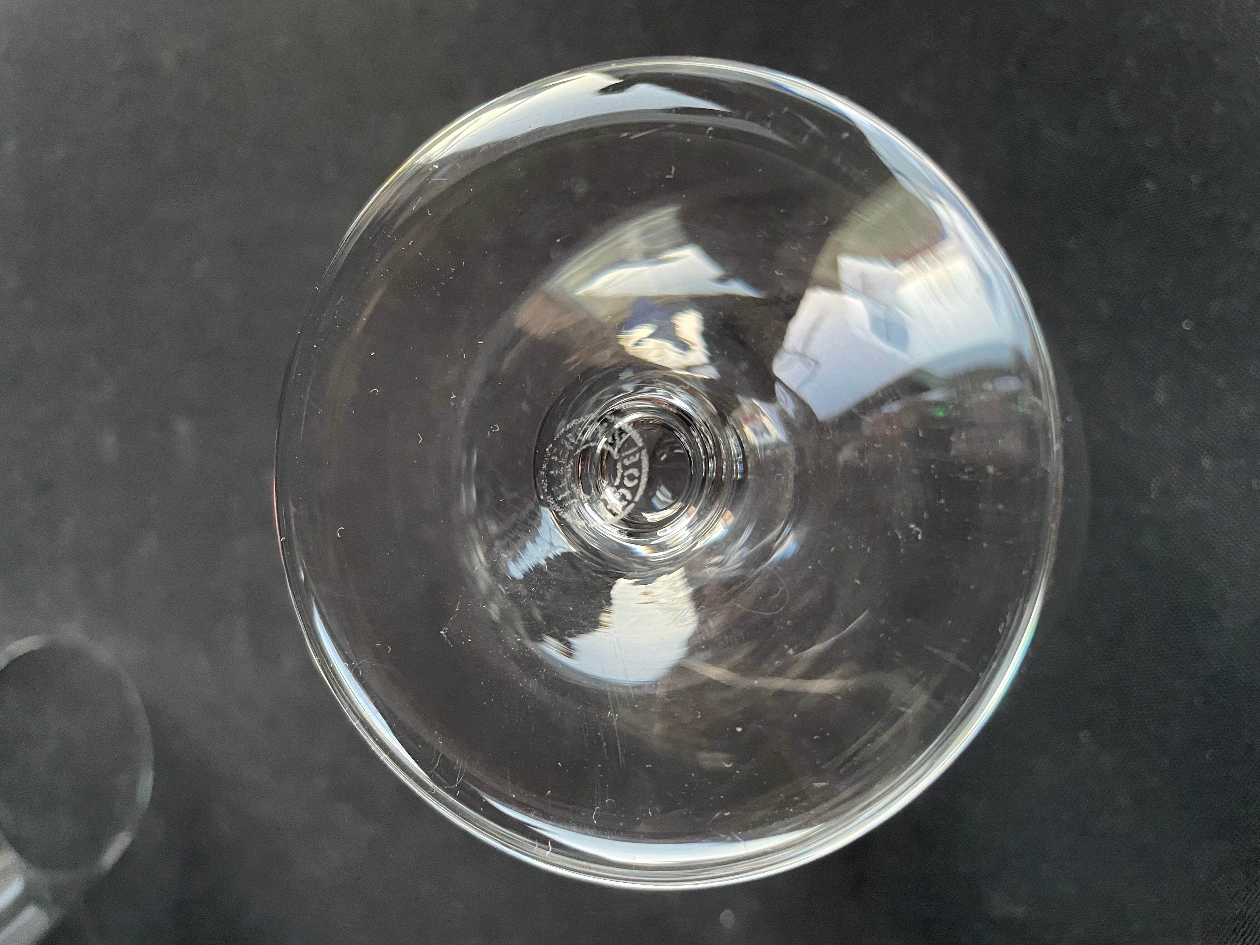 6 Villeroy & Boch cognac glasses stamped