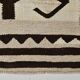 3x11 Kilim Cream & Brown Tribal Kilim Runner Rug, 99x322Cm