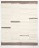 Cream & Brown Large Kilim Rug, 255x313Cm