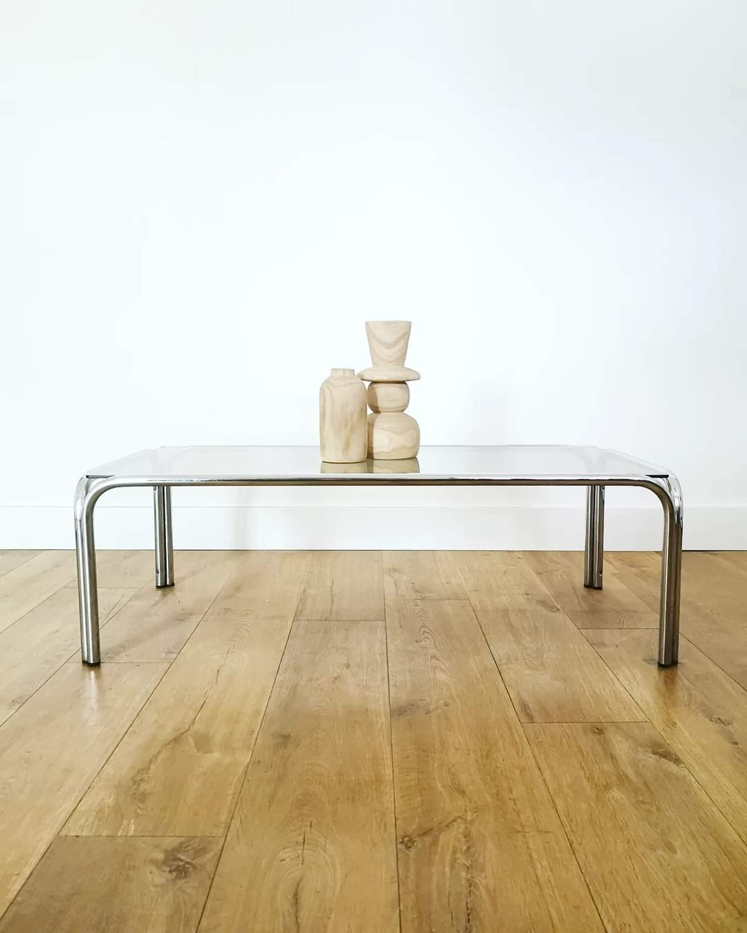 Coffee table 70 in smoked glass