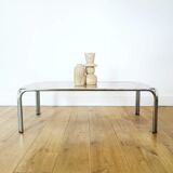 Coffee table 70 in smoked glass