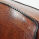 Luxury set of 4 comfortable dining chairs made of sheepskin leather
