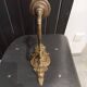 Brass wall light