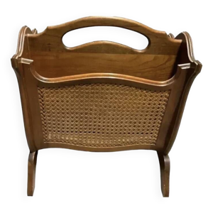 Porte journeaux osier