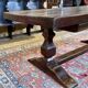 Grande table de monastère néogothique - ancienne - 2 m de long
