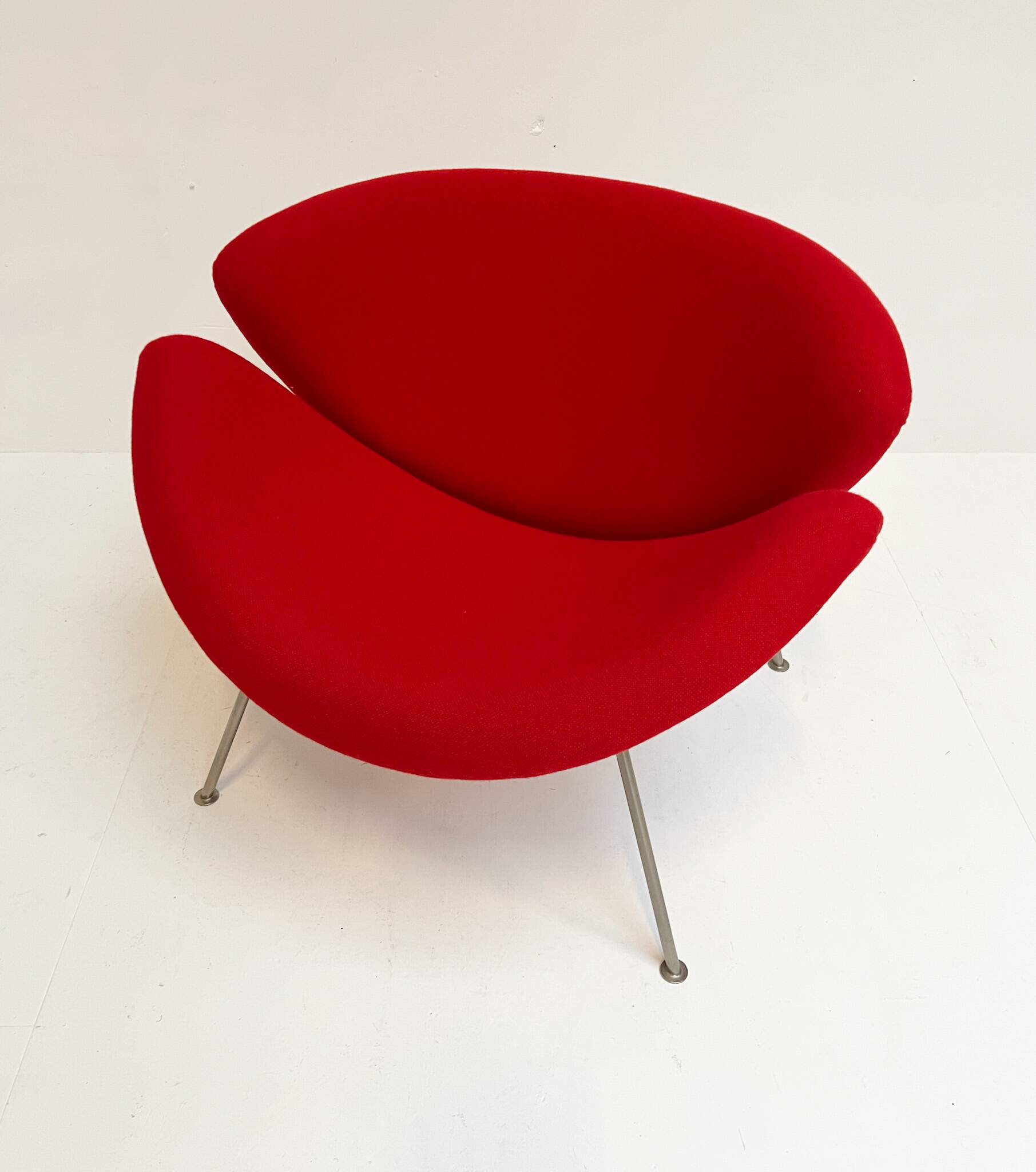 Reupholstered Orange Slice armchair by Pierre Paulin for Artifort, 1960s