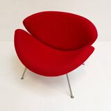 Reupholstered Orange Slice armchair by Pierre Paulin for Artifort, 1960s