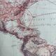 Old map of air routes — New World | Americas, Pa