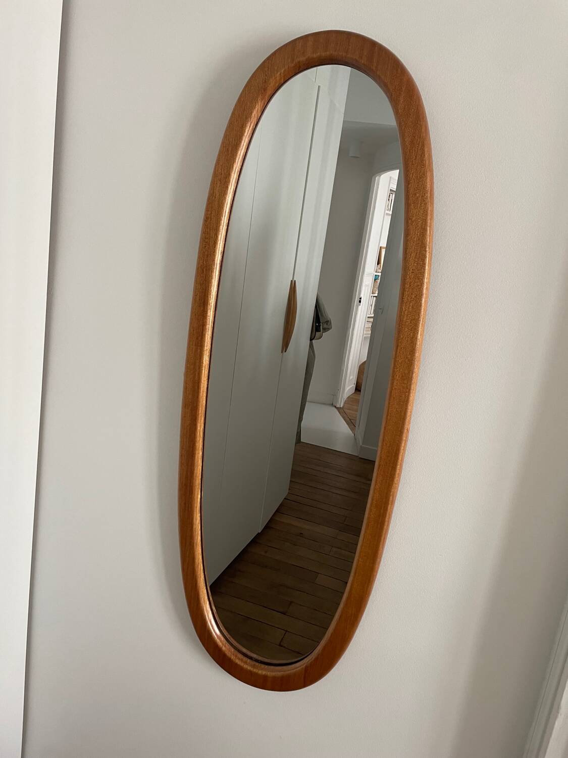Wooden mirror