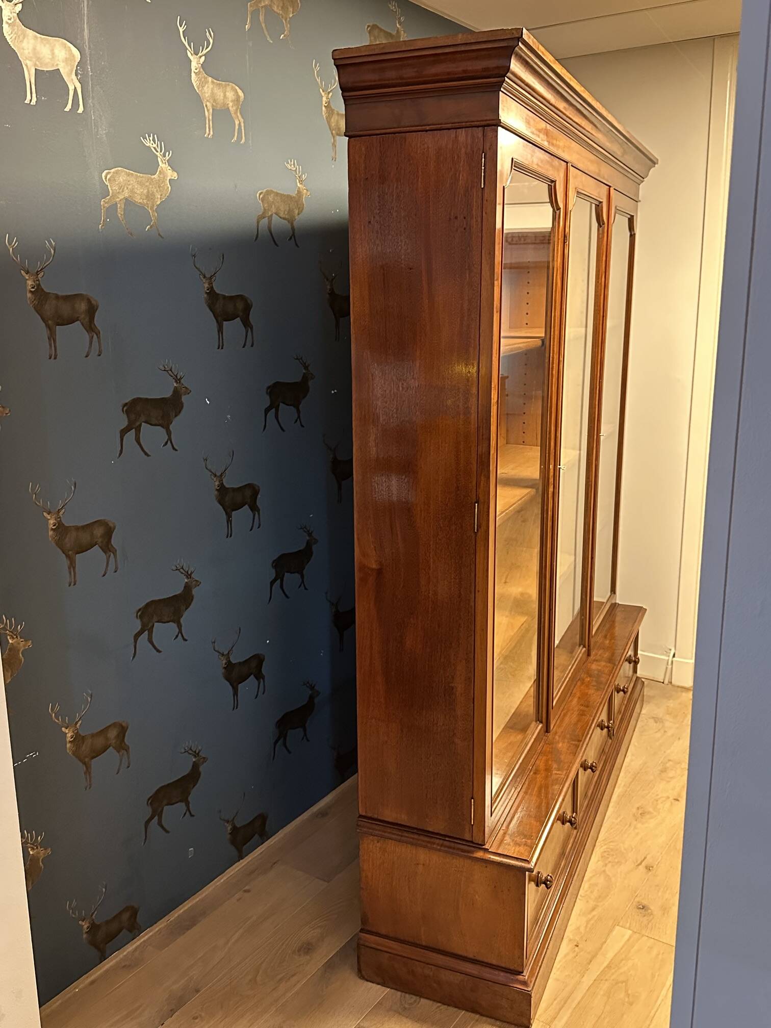 Large three door bookcase