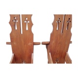 Paire de chaises d'appoint "campagne"