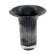 80s glass vase